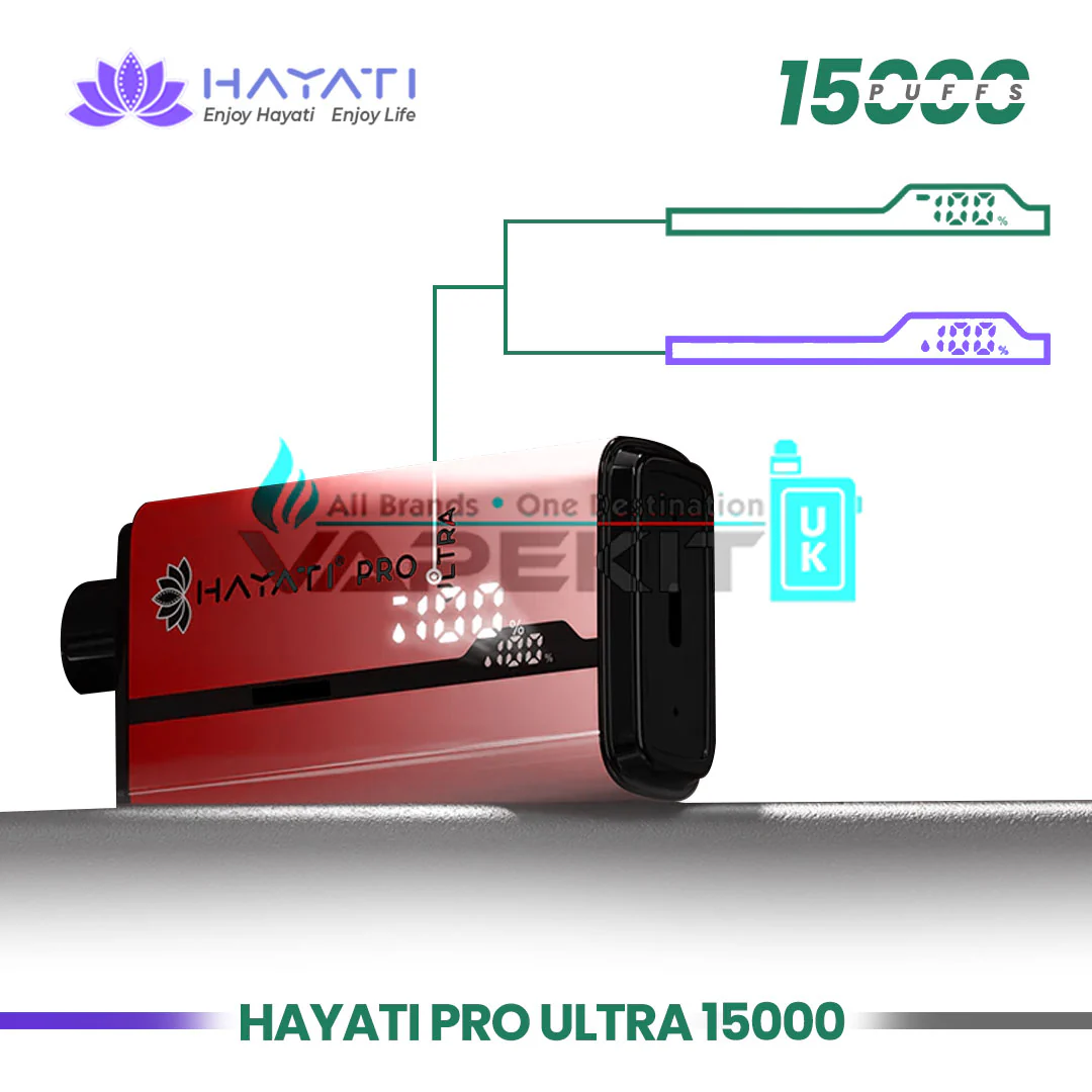 Hayati Pro Ultra 15000 Box of 10 (Just at £94.89) - Image 2