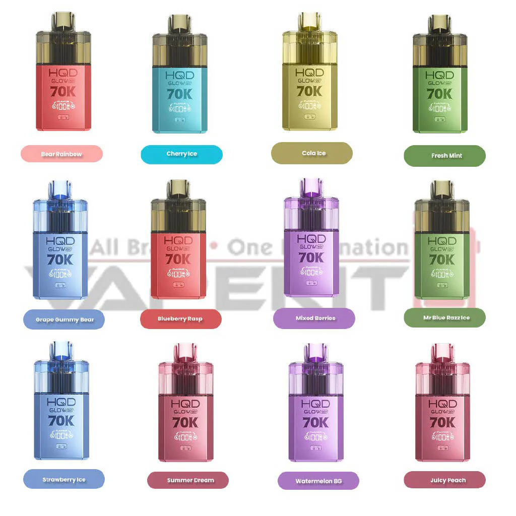 HQD Glow Air 70K Prefilled Pod Kit - Image 3