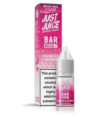 Just Juice Dragonfruit & Raspberry 10ml Bar Nic Salts E-liquid