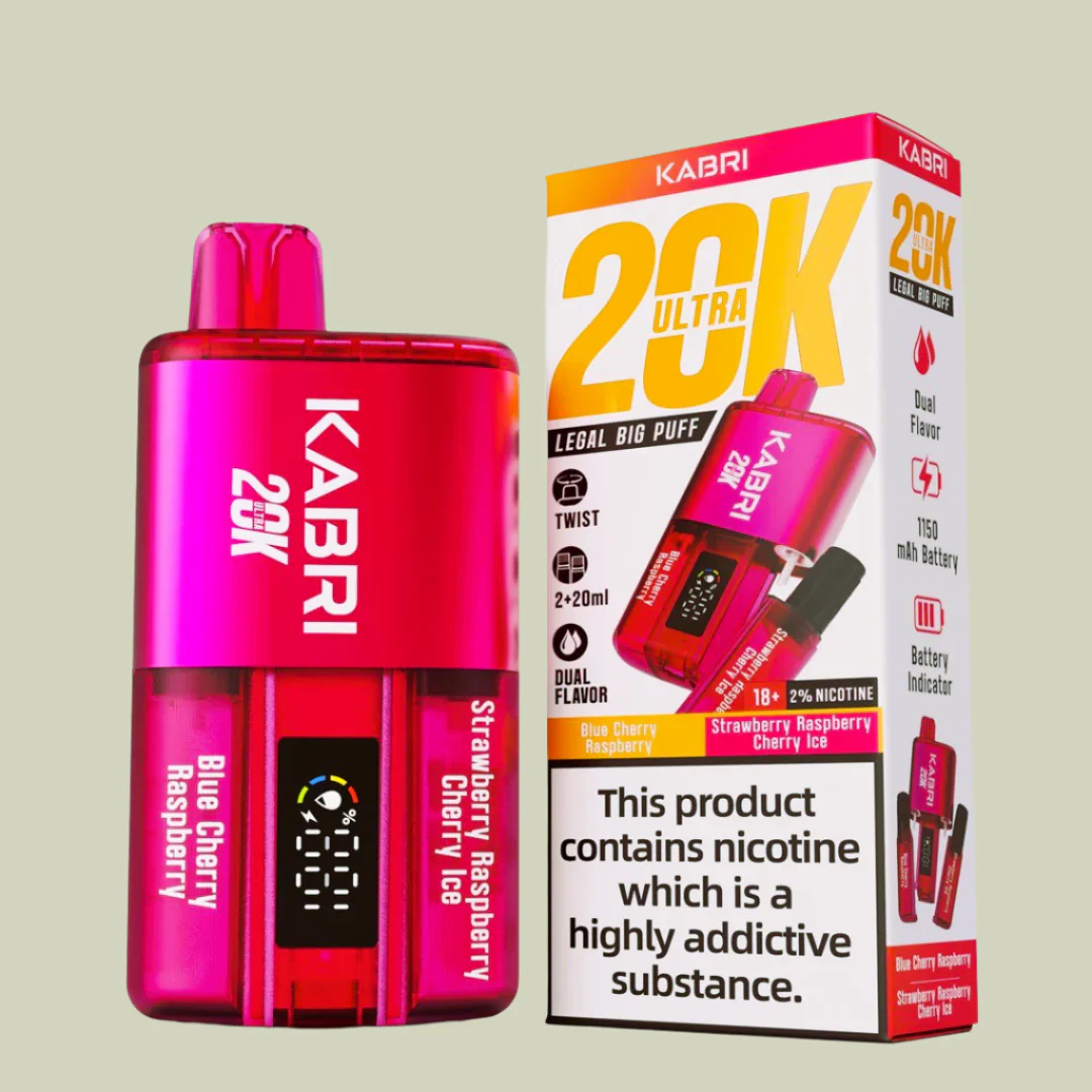 Kabri 20000 Puff Ultra Bar Vape Dual Flavour - Image 3