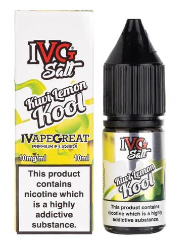 Kiwi Lemon Kool IVG Salts 10ml E-Liquids