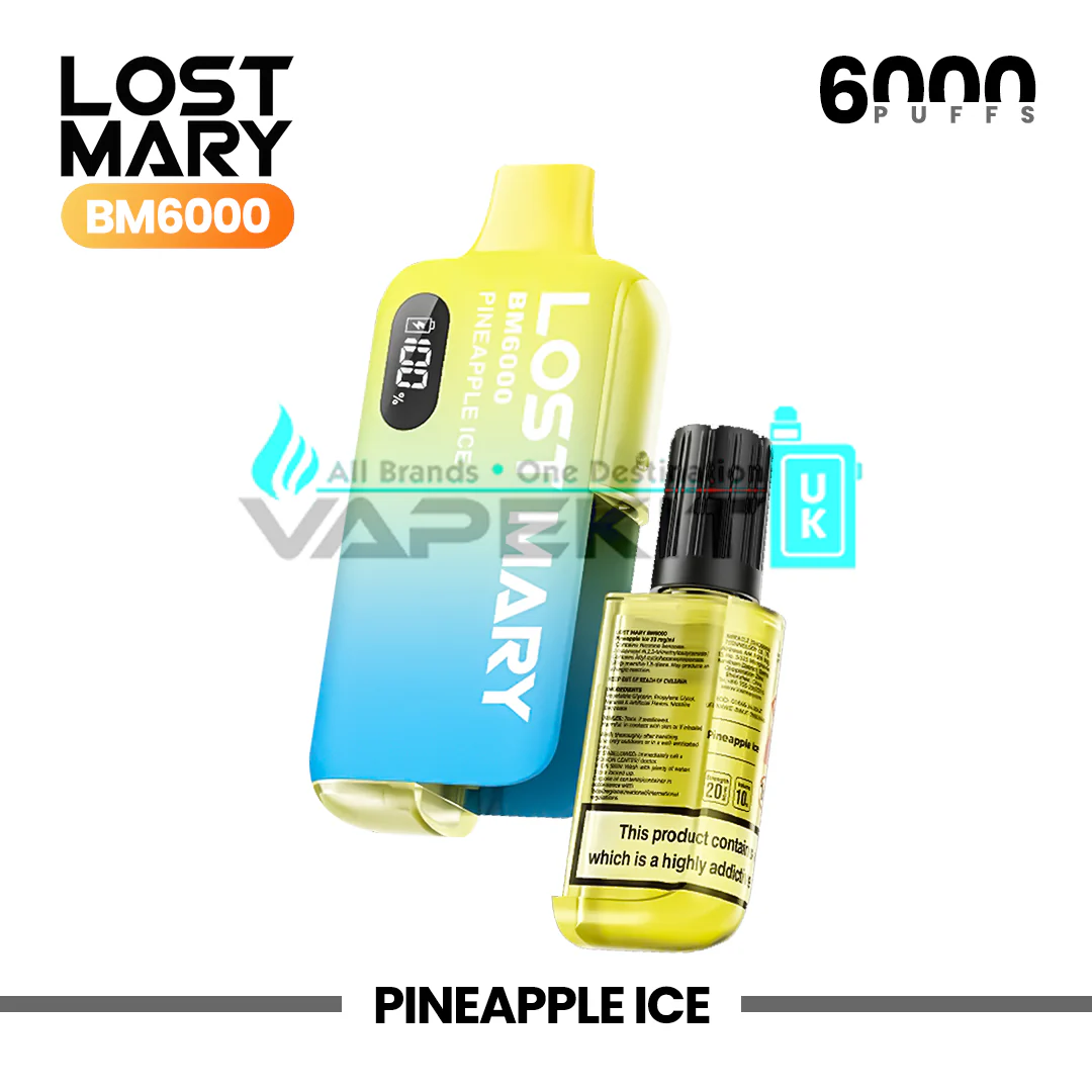Lost Mary BM6000 Pineapple Ice Prefilled Pod