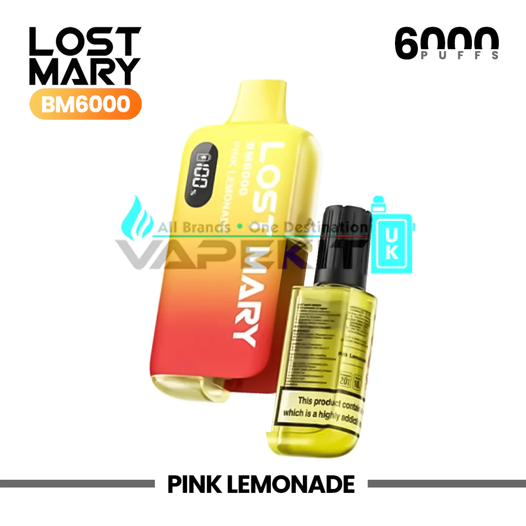 Lost Mary BM6000 Pink Lemonade Flavour