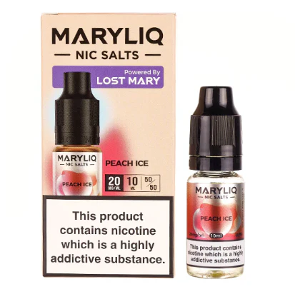 MaryLiq Lost Mary 10mg/20mg Peach Ice Nic Salt-£2.99 Cheapest!
