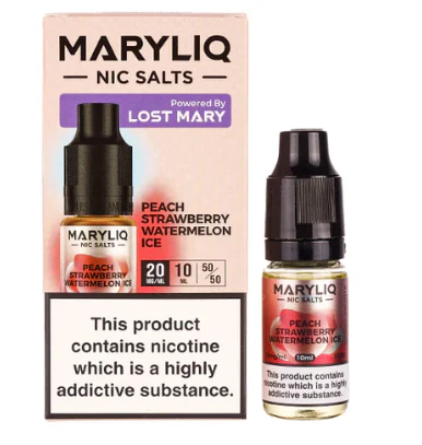 MaryLiq Lost Mary 10mg/20mg Peach Strawberry Watermelon Ice-£2.99 Cheapest!