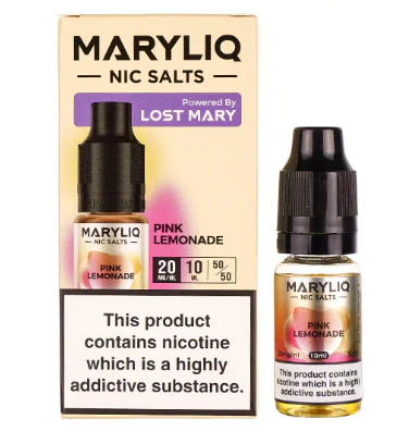 MaryLiq Lost Mary 10mg/20mg Pink Lemonade Nic Salt-£2.99 Cheapest!