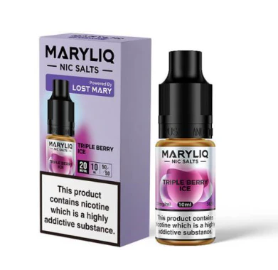 MaryLiq Lost Mary 10mg/20mg Triple Berry Ice Nic Salt-£2.99 Cheapest!
