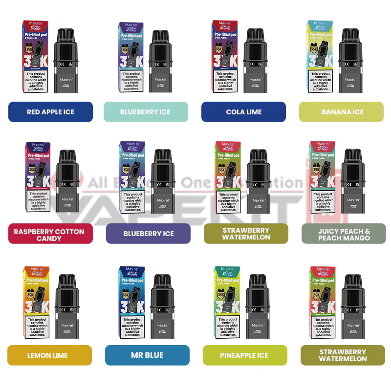Maxfel ULTRA 35k Refill / Replacement Pods – From £5.99 | VAPEKITUK