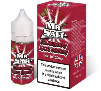 Mr.Salt Strawberry Razz Cherry 10ml - Only for £2.99 CHEAPEST!