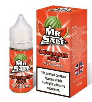 Mr.Salt Watermelon Chill 10ml - Only for £2.99 CHEAPEST!
