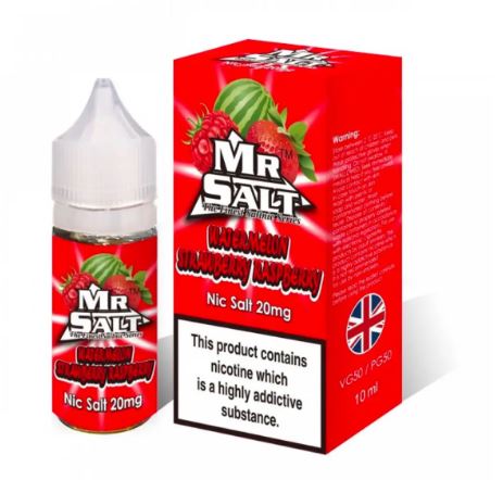 Mr.Salt Watermelon Strawberry Raspberry 10ml - Only for £2.99 CHEAPEST!