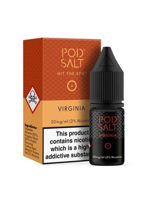 Pod Salt 10ml Virginia Nic Salt- Just for £1.99 Cheapest!
