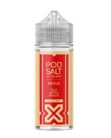 Pod Salt Nexus Fuji Apple Peach SHORTFILL E-LIQUID-£9.50 Only