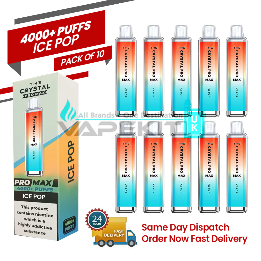 Prime Ice Pop Crystal Pro Max 4000 Prefilled Vape