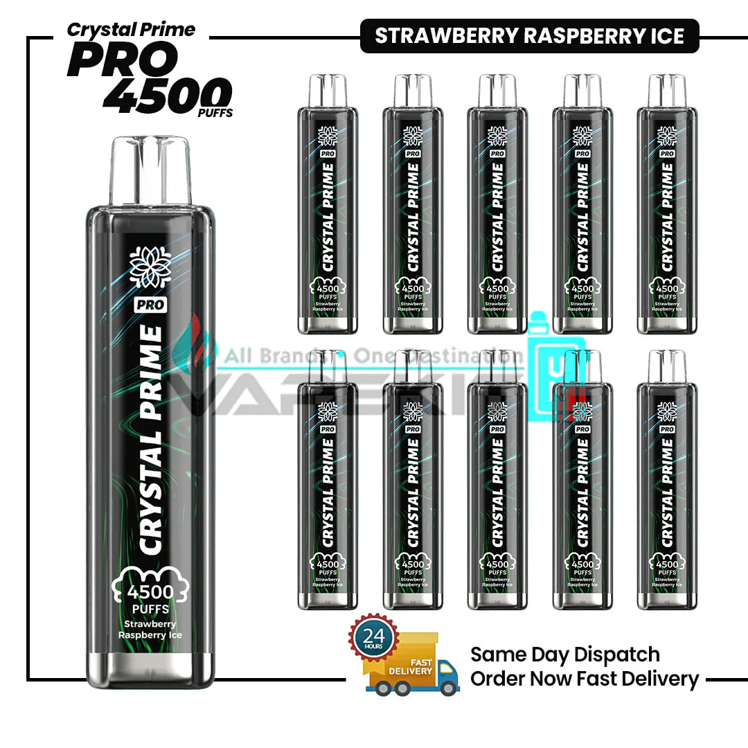 Pro Crystal Prime 4500 Strawberry Raspberry Ice Vape Pod Device