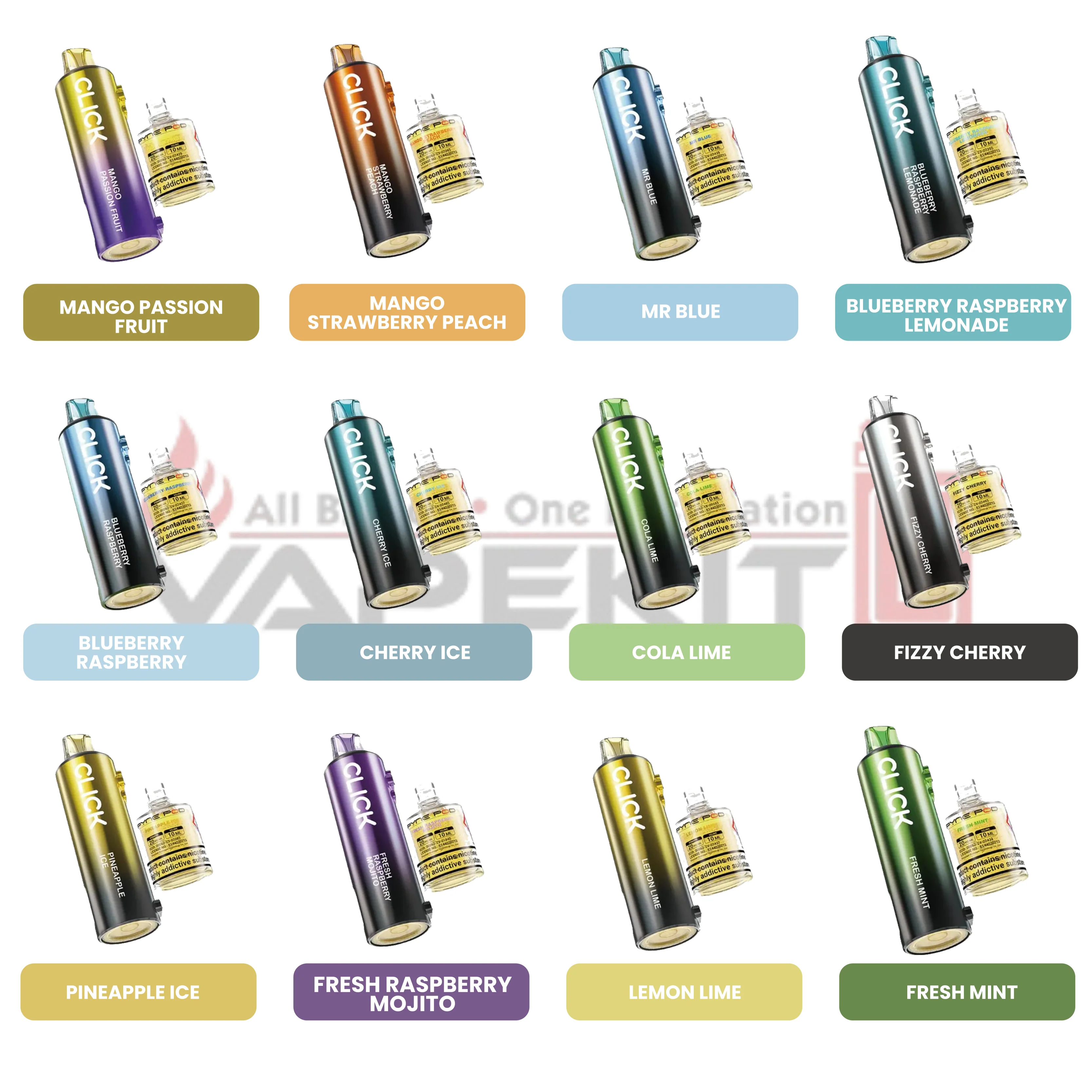 PYNE POD CLICK 10K PREFILLED POD 5 X MULTIPACK