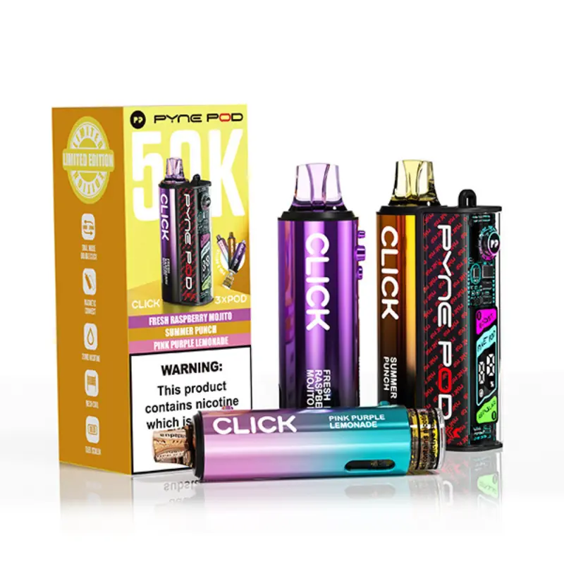Pyne Pod Click 50K Puff Kit (Comes with 3 Snap Pods) - Image 13