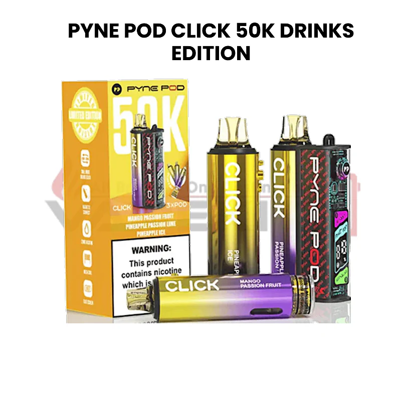 Pyne Pod Click 50K Puff Kit (Comes with 3 Snap Pods) - Image 18