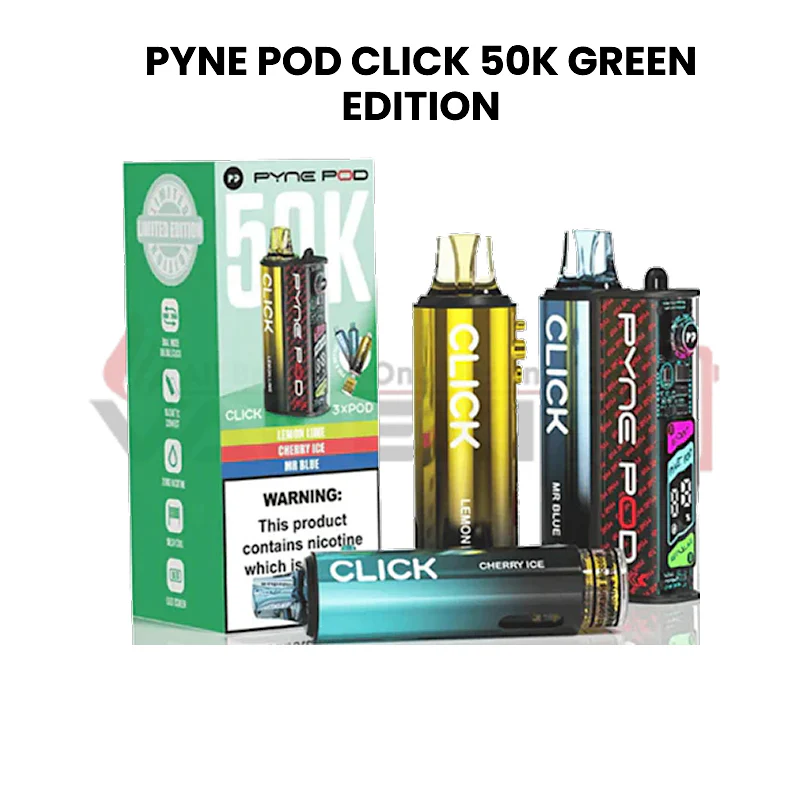 Pyne Pod Click 50K Puff Kit (Comes with 3 Snap Pods) - Image 20