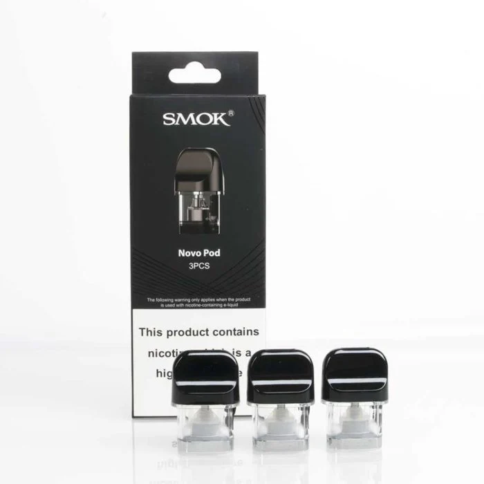 SMOK Novo Pod 450 mAh Kit or 3× Replacement Pods – 2 ml Tank - Image 3