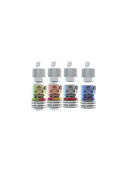 THE JUICEMAN Nic Salts 10ml 10 BOTTLES Juice Vape 10MG/20MG