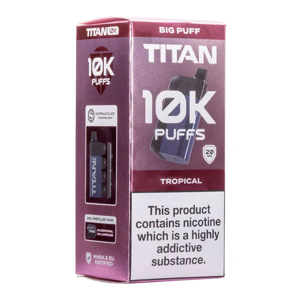 Titan Vape 10K | Rechargeable Prefilled Pod | Shop at £8.99! - Image 14
