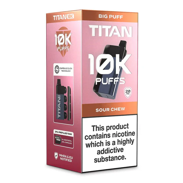 Titan Vape 10K | Rechargeable Prefilled Pod | Shop at £8.99! - Image 16