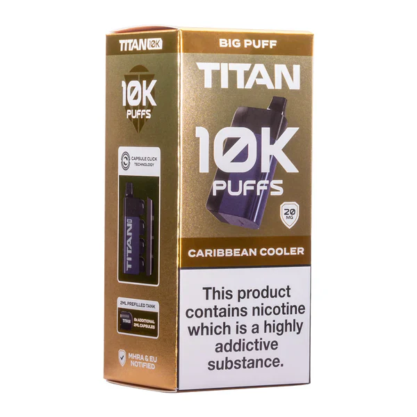 Titan Vape 10K | Rechargeable Prefilled Pod | Shop at £8.99! - Image 4