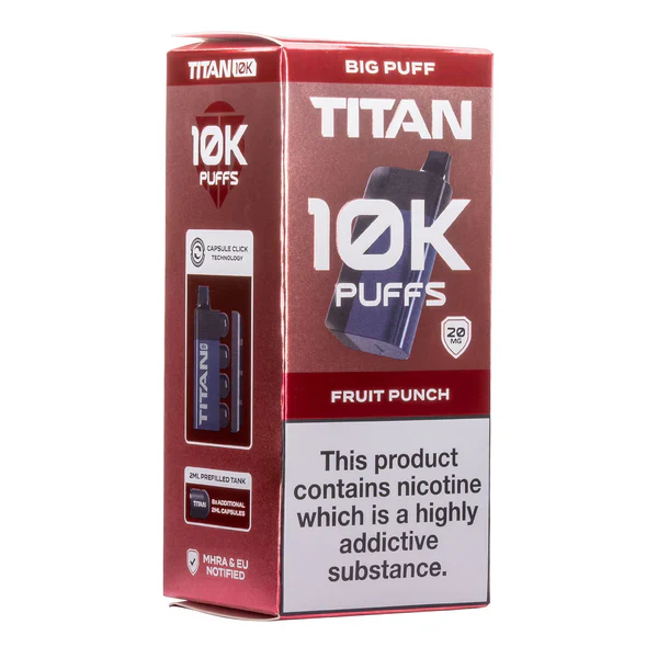 Titan Vape 10K | Rechargeable Prefilled Pod | Shop at £8.99! - Image 7