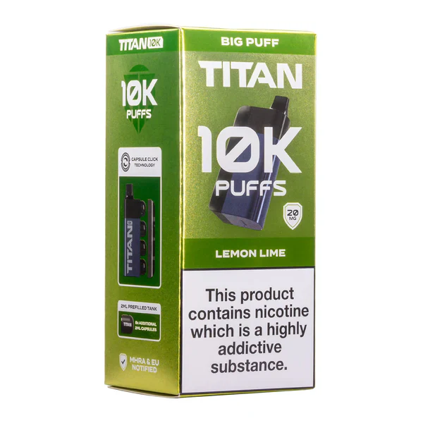 Titan Vape 10K | Rechargeable Prefilled Pod | Shop at £8.99! - Image 9