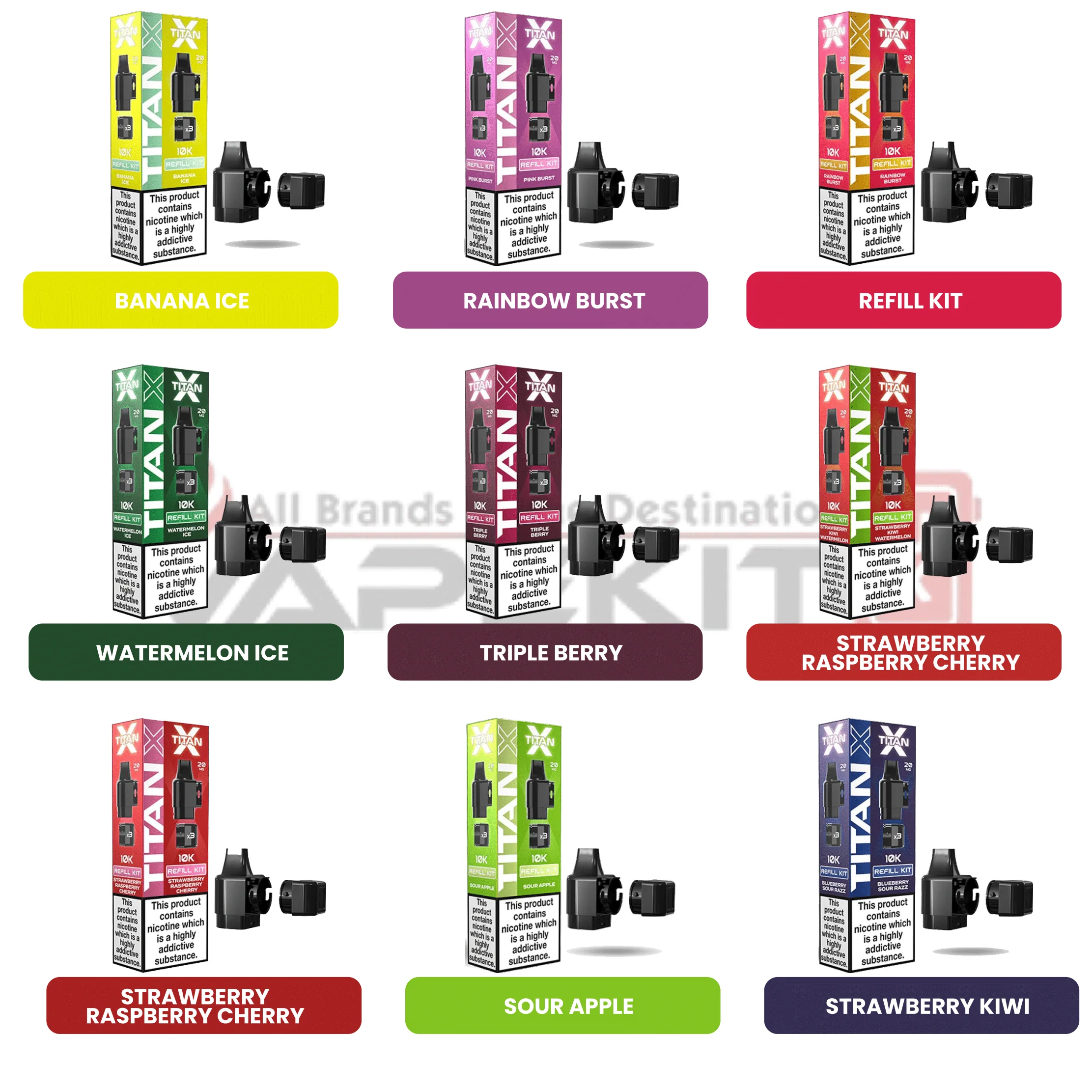 Titan X Prefilled Pod + Refill Containers - Image 10