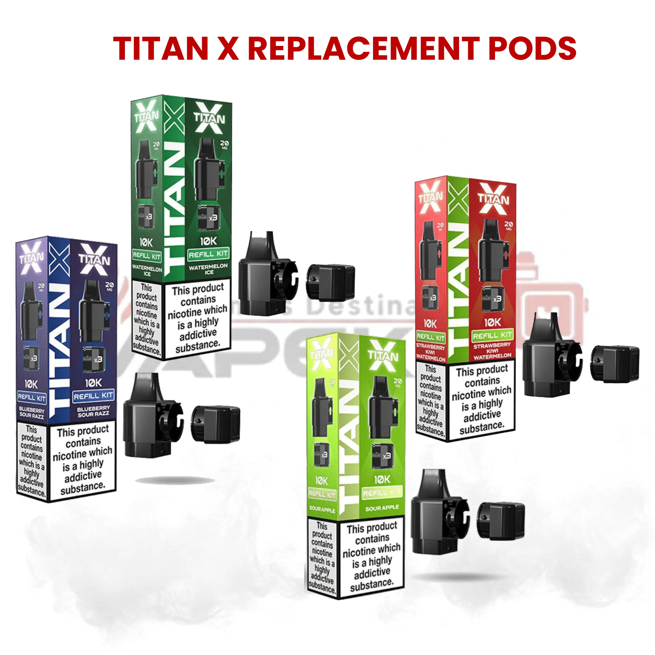 Titan X Prefilled Pod + Refill Containers - Image 3