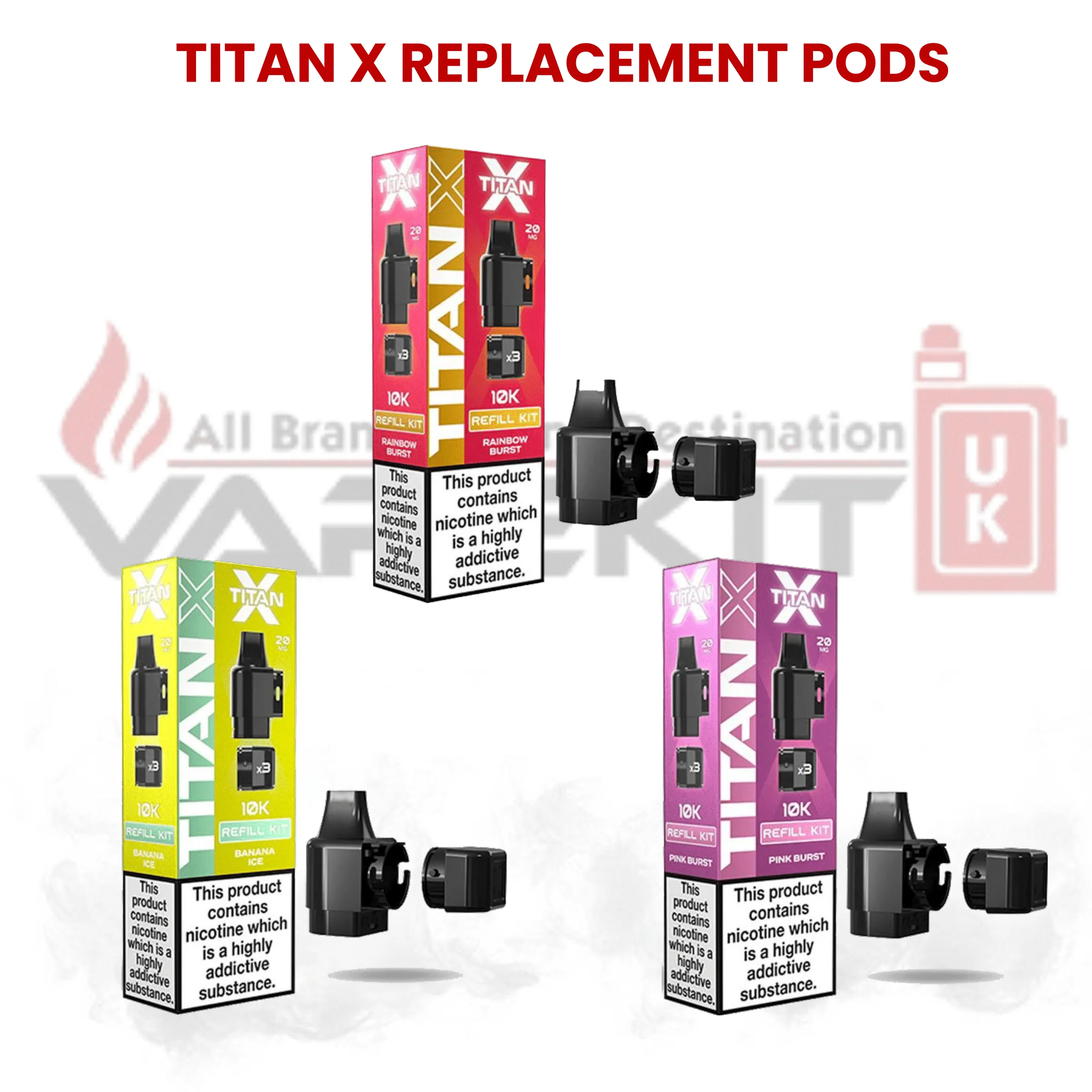 Titan X Prefilled Pod + Refill Containers - Image 6