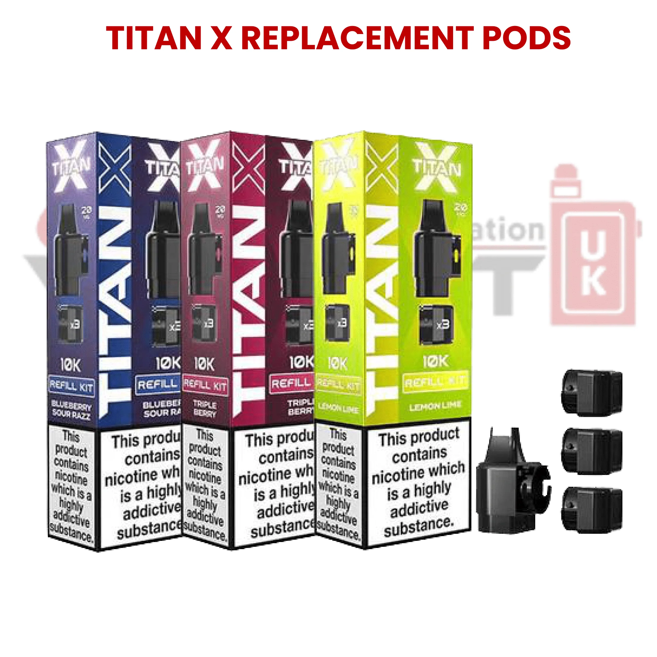 Titan X Prefilled Pod + Refill Containers - Image 9