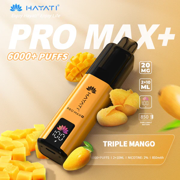 Triple Mango Hayati Pro Max Plus 6000 (Buy only at ÂŁ8.95)