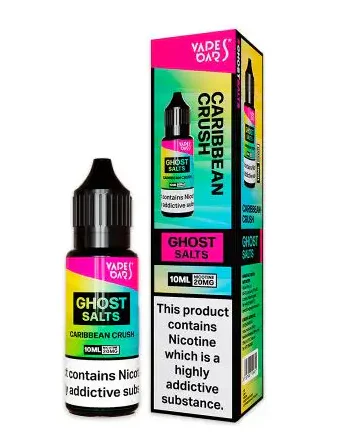 Vapes Bars Ghost Nic salts Caribbean Crush - Only for £2.49 BIG SAVING!