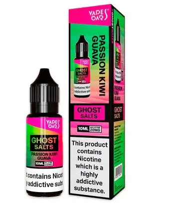 Vapes Bars Ghost Nic salts Passion Kiwi Guava - Only for £2.49 BIG SAVING!