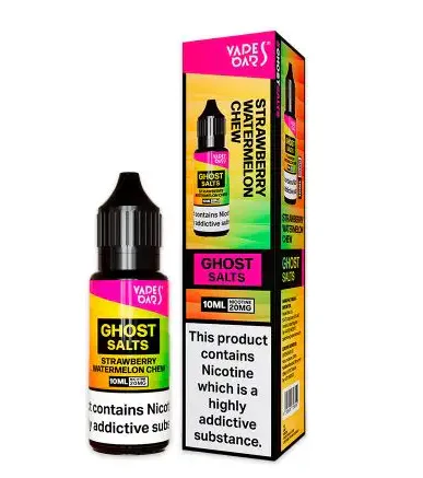 Vapes Bars Ghost Nic salts Strawberry Watermelon Chew  - Only for £2.49 BIG SAVING!