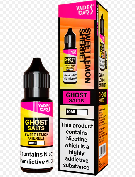 Vapes Bars Ghost Nic salts Sweet Lemon Sherbet - Only for £2.49 BIG SAVING!