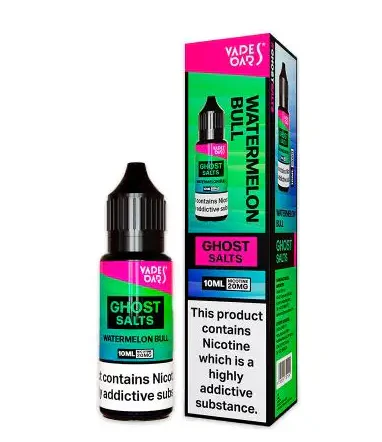 Vapes Bars Ghost Nic salts Watermelon Bull - Only for £2.49 BIG SAVING!