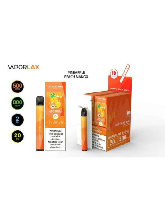 VAPORLAX MATE Prefilled Vape Pod 800 Puffs - Image 10