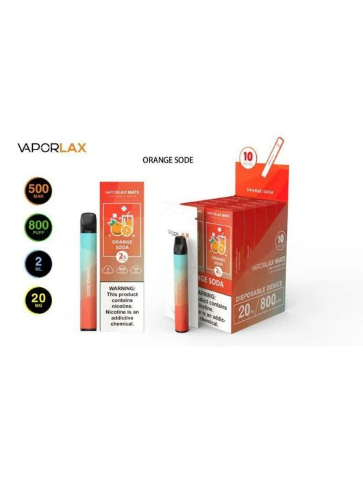 VAPORLAX MATE Prefilled Vape Pod 800 Puffs - Image 12