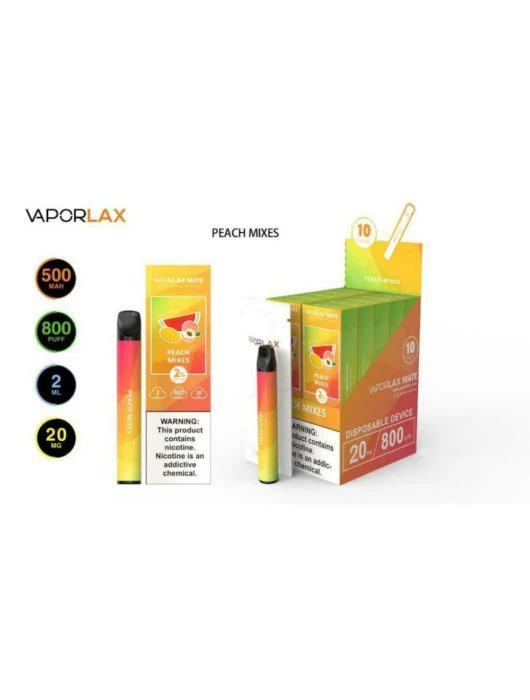 VAPORLAX MATE Prefilled Vape Pod 800 Puffs - Image 14