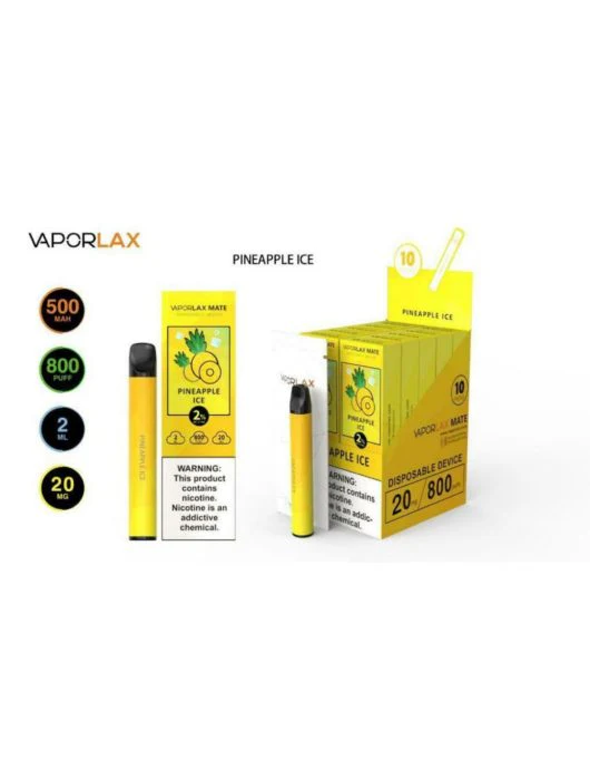 VAPORLAX MATE Prefilled Vape Pod 800 Puffs - Image 19