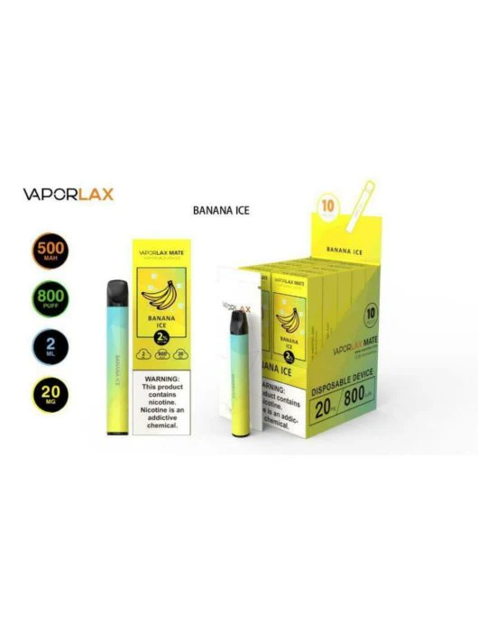 VAPORLAX MATE Prefilled Vape Pod 800 Puffs - Image 20