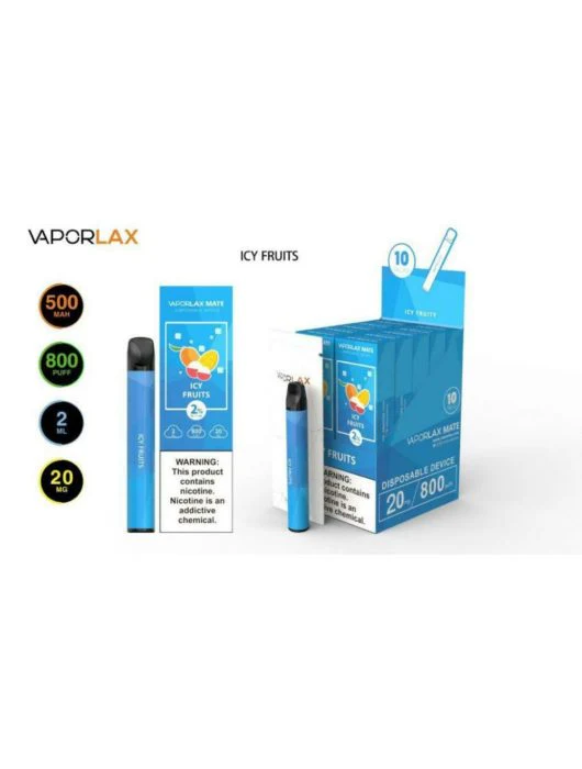 VAPORLAX MATE Prefilled Vape Pod 800 Puffs - Image 4