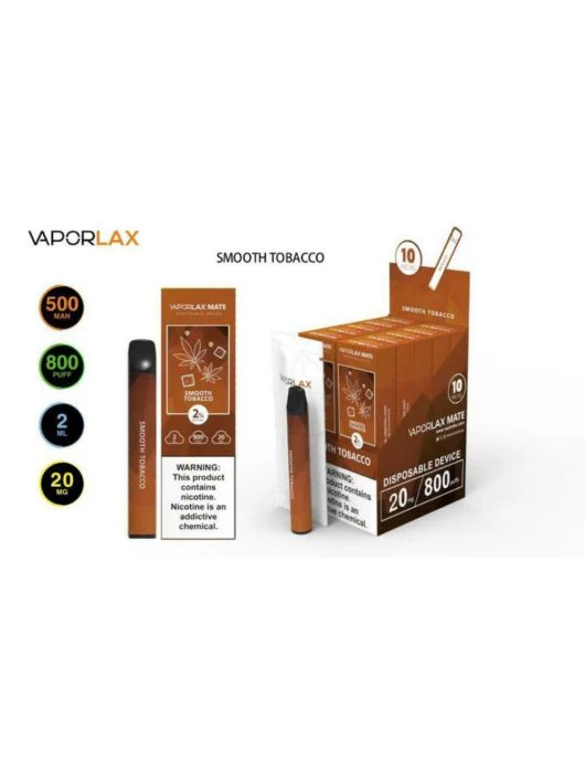 VAPORLAX MATE Prefilled Vape Pod 800 Puffs - Image 5