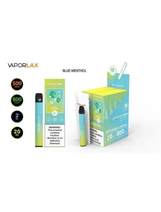 VAPORLAX MATE Prefilled Vape Pod 800 Puffs - Image 8