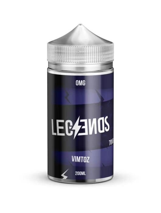 VIMTOZ Vape Juice By Legends E-Liquid 0mg 200ml 70/30