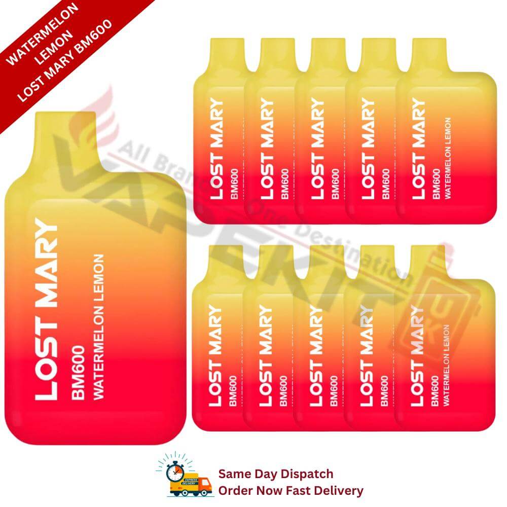 Watermelon Lemon Lost Mary BM600 Prefilled Vape